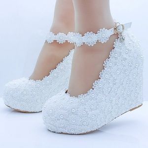 Wedding / Special Occasion Wedge Mary Jane